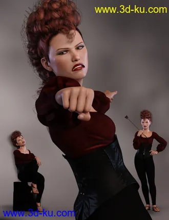3D打印模型Maverick Poses for Angharad 8 and Genesis 8 Female的图片
