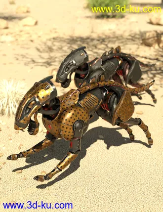 3D打印模型Mecha Cheetah的图片