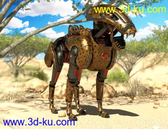 3D打印模型Mecha Cheetah的图片