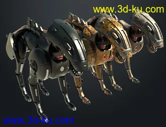 3D打印模型Mecha Cheetah的图片