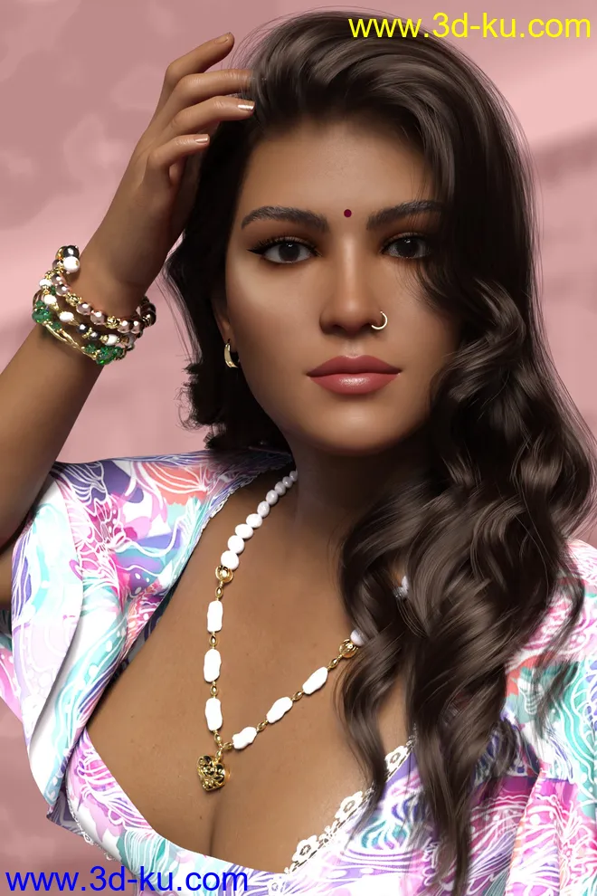 Meena For Genesis 8 Female模型的图片1