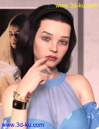 3D打印模型Melani HD for Genesis 8 Female的图片