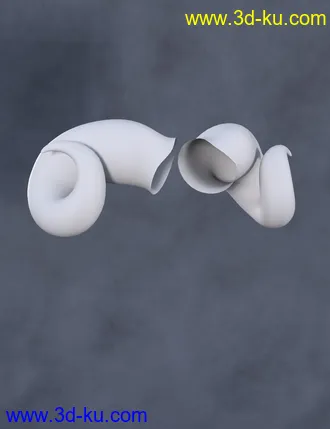 3D打印模型Melantha Horns for Genesis 8 and 8.1 Females的图片