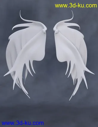 3D打印模型Melantha Wings for Genesis 8 and 8.1 Females的图片