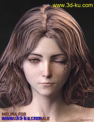 3D打印模型Melina For Genesis 8 and 8.1 Female的图片