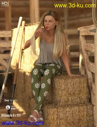 3D打印模型Melisende HD for Genesis 8.1 Female的图片