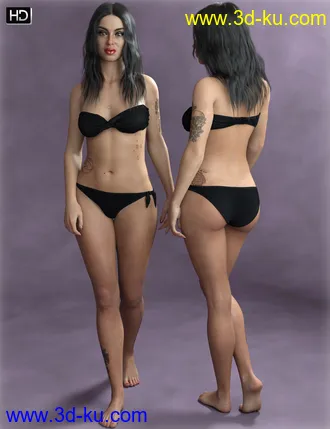 3D打印模型Meradith HD for Genesis 8.1 Female的图片
