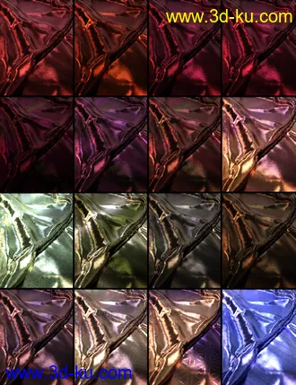 3D打印模型Metallic Satin Iray Shaders的图片