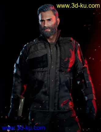 3D打印模型MI Tactical Outfit for Genesis 8 and 8.1 Males的图片