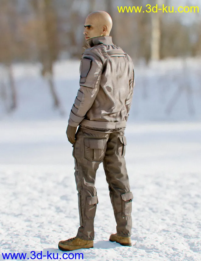 MI Tactical Outfit for Genesis 8 and 8.1 Males模型的图片11