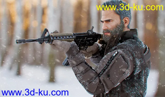 MI Tactical Outfit for Genesis 8 and 8.1 Males模型的图片13