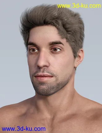 3D打印模型Mick, Hair and dForce Outfit for Mick Genesis 8 and 8.1 Males的图片