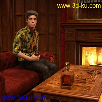 3D打印模型Mick, Hair and dForce Outfit for Mick Genesis 8 and 8.1 Males的图片