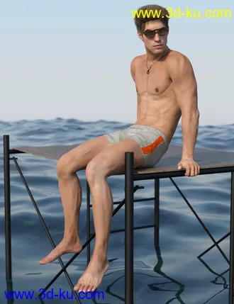3D打印模型Mick, Hair and dForce Outfit for Mick Genesis 8 and 8.1 Males的图片