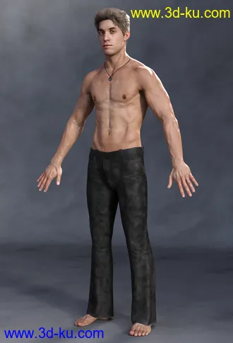 3D打印模型Mick, Hair and dForce Outfit for Mick Genesis 8 and 8.1 Males的图片