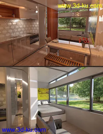 3D打印模型Micro Apartment的图片