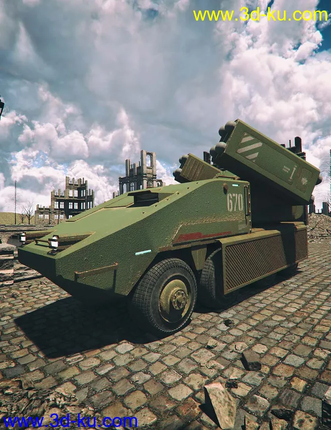 Missile Launcher Truck模型的图片1