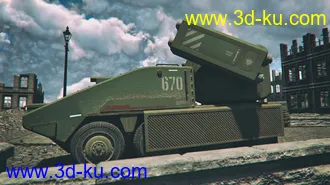 3D打印模型Missile Launcher Truck的图片
