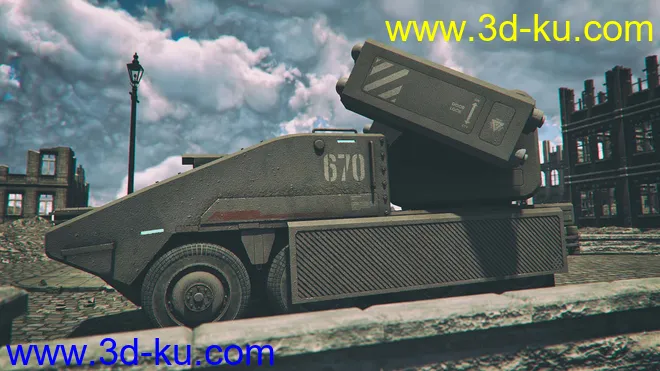 Missile Launcher Truck模型的图片3