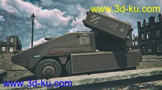3D打印模型Missile Launcher Truck的图片