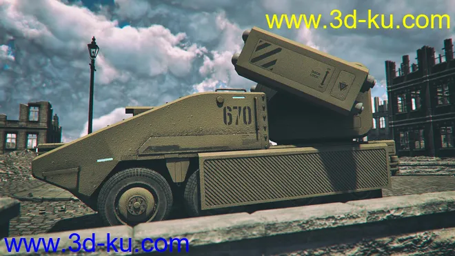 Missile Launcher Truck模型的图片4