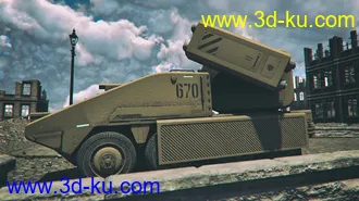 3D打印模型Missile Launcher Truck的图片