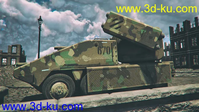 Missile Launcher Truck模型的图片5