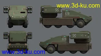 3D打印模型Missile Launcher Truck的图片