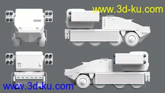 3D打印模型Missile Launcher Truck的图片