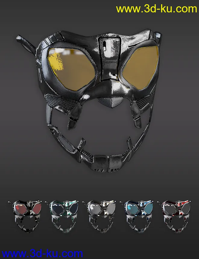 Mnyama Armor Bundle for Genesis 8.1 Males模型的图片12