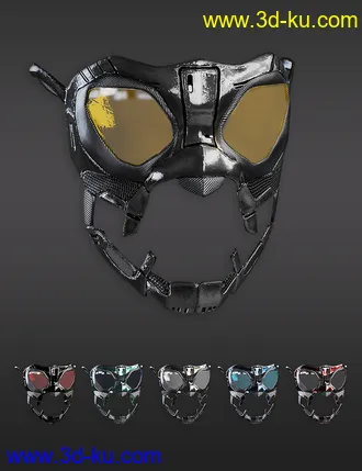 3D打印模型Mnyama Armor Bundle for Genesis 8.1 Males的图片