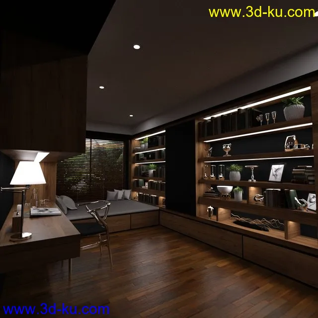Modern Study模型的图片1