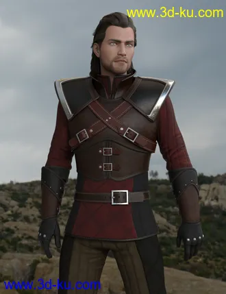 3D打印模型Monster Slayer Outfit for Genesis 8 Male的图片