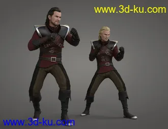 3D打印模型Monster Slayer Outfit for Genesis 8 Male的图片