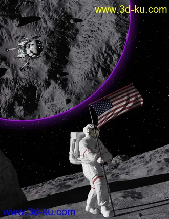 3D打印模型Moon Landing的图片