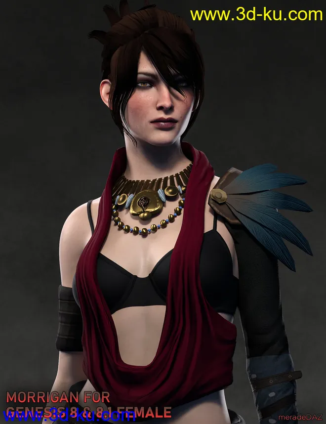 Morrigan For Genesis 8 and 8.1 Female模型的图片1