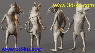 3D打印模型Mouse King for Genesis 8.1 Males的图片