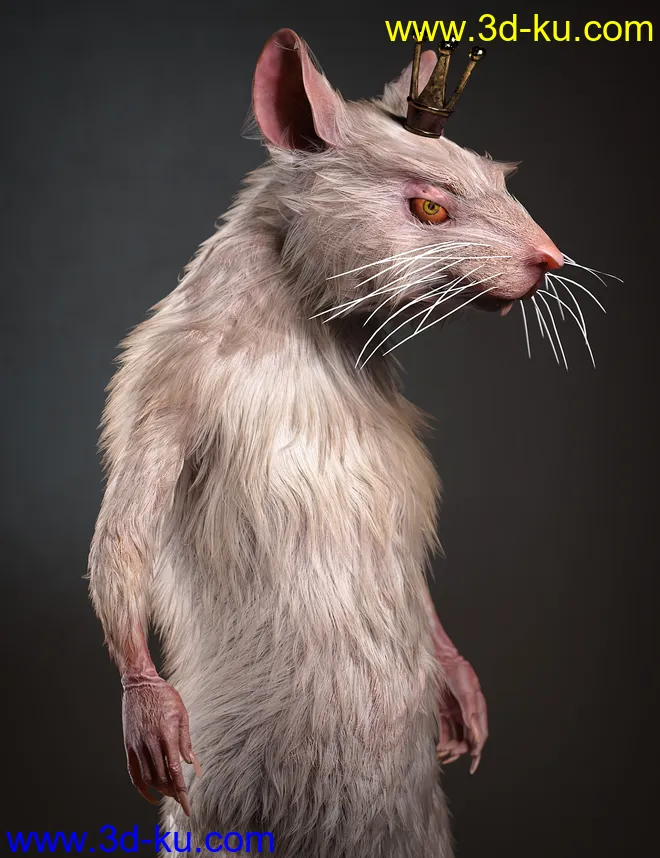 Mouse King for Genesis 8.1 Males模型的图片3