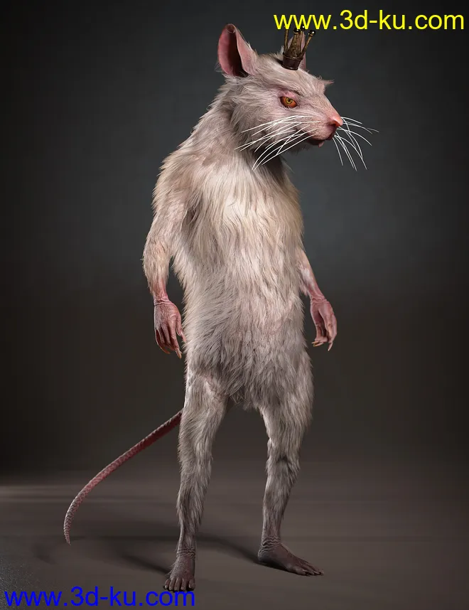 Mouse King for Genesis 8.1 Males模型的图片4