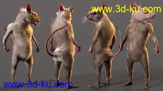 3D打印模型Mouse King for Genesis 8.1 Males的图片