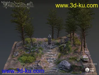 3D打印模型Muelsfell Elven Monolith Modular Set的图片