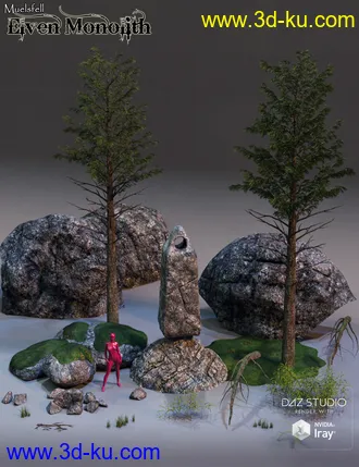 3D打印模型Muelsfell Elven Monolith Modular Set的图片