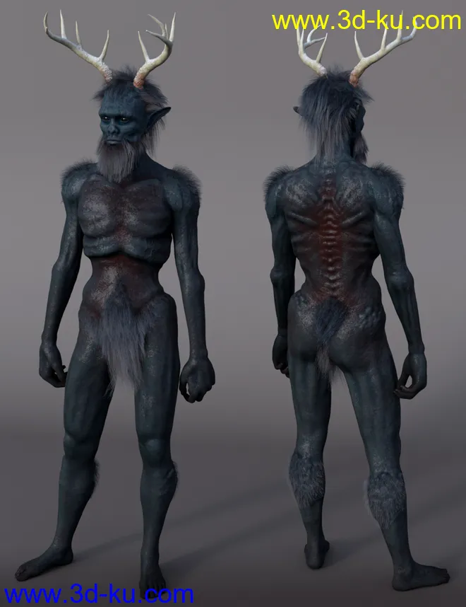 Muelsfell Frost Wight HD for the Genesis 8 Male模型的图片6