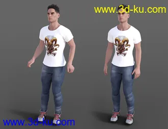 3D打印模型New Look Animations for Genesis 8的图片