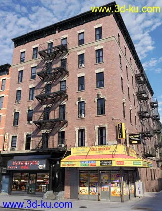 3D打印模型New York Bodega Liquor Store的图片