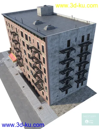 3D打印模型New York Bodega Liquor Store的图片