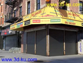 3D打印模型New York Bodega Liquor Store的图片
