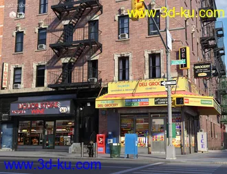 3D打印模型New York Bodega Liquor Store的图片