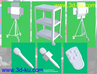 3D打印模型News Reporting Props的图片
