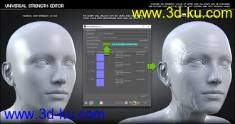 3D打印模型Normal Map Fusion for Genesis 3, 8, and 8.1的图片